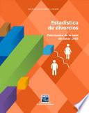 Estadística de divorcios. Descripción de la base de datos 1995