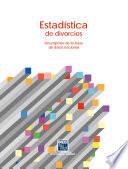 Estadística de divorcios. Descripción de la base de datos nacional. 2015
