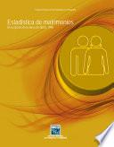 Estadística de matrimonios. Descripción de la base de datos 1996