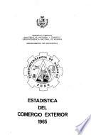 Estadística del comercio exterior