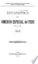 Estadística del comercio exterior