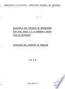 Estadística del Impuesto de Transportes por Mar y a la Entrada y Salida por las Fronteras