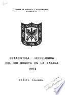Estadística hidrológica del Rio Bogotá en la Sabana