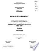 Estadística panameña. Situación económica