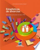 Estadísticas de divorcios. Descripción de la base de datos 1998