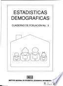 Estadísticas demográficas, cuaderno de población