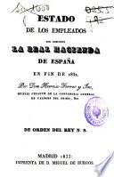 Estado de los Empleados que componen la Real Hacienda de España