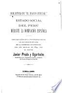 Estado social del Perú durante la dominación española