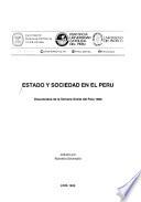 Estado y sociedad en el Perú