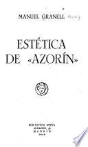 Estética de Azorín