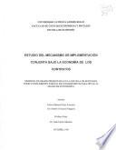 Estudio del mecanismo de implemntación conjunta bajo la economía de los contratos