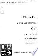 Estudio estructural del español