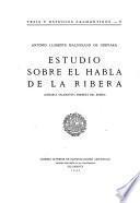 Estudio sobre el habla de La Ribera