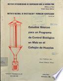 Estudios básicos para un programa de control biológico en maíz en el Callejón de Huaylas
