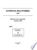 Estudios bolivianos