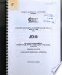 Estudios de Base para El Cooperacion para La Agricultura