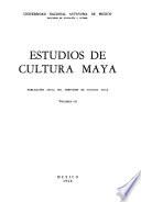 Estudios de cultura maya