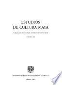 Estudios de cultura maya