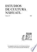 Estudios de cultura náhuatl