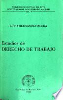 Estudios de derecho de trabajo