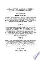 Estudios de Economía Política, Hacienda Pública, Econometría, Economía de la Empresa E Historia de Las Doctrinas Y de Los Hechos Económicos