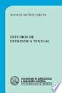 Estudios de estilística textual