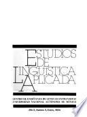 Estudios de lingüística aplicada