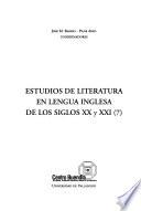 Estudios de literatura en lengua inglesa de los siglos XX y XXI (7)