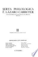 Estudios de literatura y crítica textual