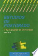 Estudios de postgrado :[