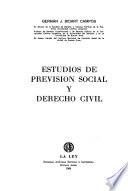 Estudios de previsión social y derecho civil