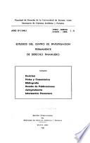 Estudios del Centro de investigación permanente de derecho financiero