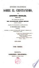 Estudios filosóficos sobre el cristianismo...