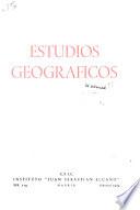 Estudios geográficos