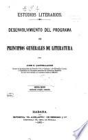Estudios literarios