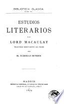 Estudios literarios
