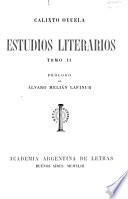 Estudios literarios
