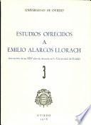 Estudios ofrecidos a Emilio Alarcos Llorach