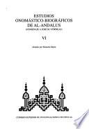 Estudios onomástico-biográficos de Al-Andalus
