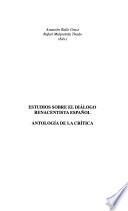 Estudios sobre el diálogo renacentista español
