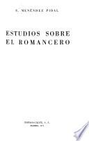 Estudios sobre el romancero