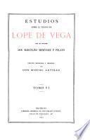 Estudios sobre el teatro de Lope de Vega