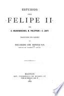 Estudios sobre Felipe II