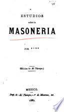 Estudios sobre la masoneria
