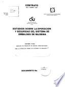 Estudios Sobre La Operacion y Seguridad Del Sistema de Embalses de Valdesia