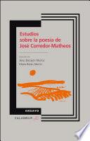 Estudios sobre la poesía de José Corredor-Matheos