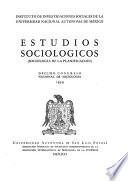 Estudios sociológicos