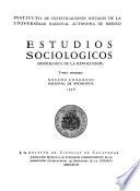 Estudios sociológicos