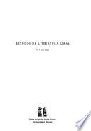 Estudos de literatura oral