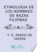 Etimologia de los nombres de razas de Filipinas